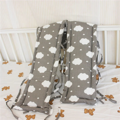 Cartoon Baby Anti-collision Guardrail Soft Wrapping Edge High-quality Cotton Children Bed Bumper Boys Girls Universal Bedding