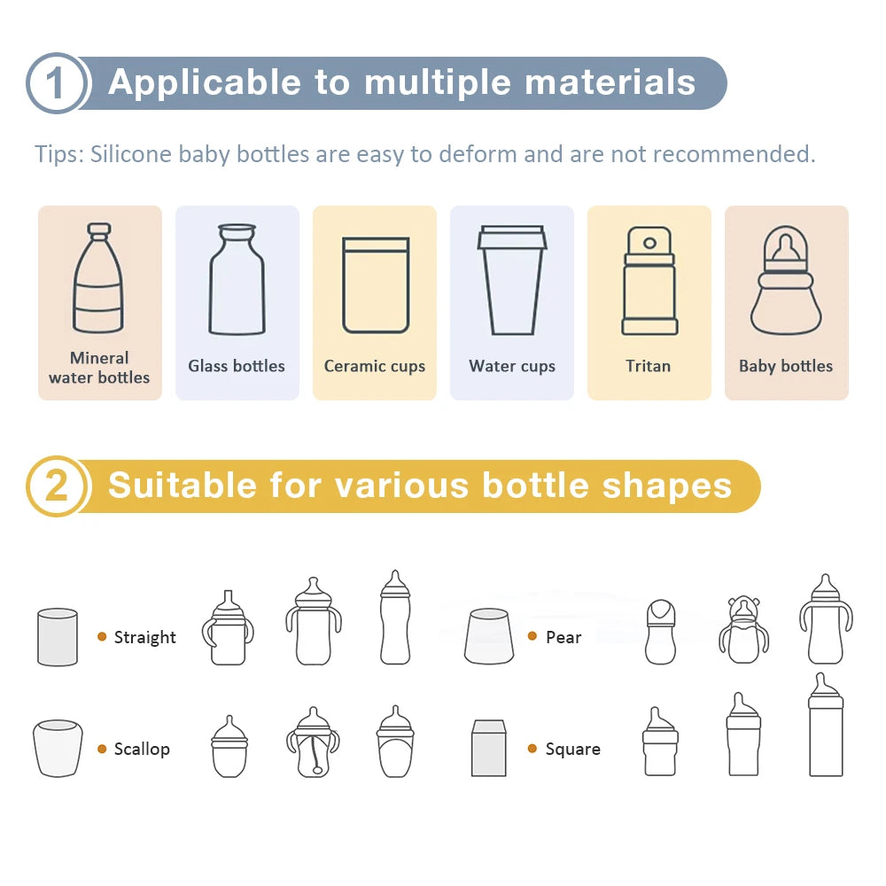 Portable Baby Milk Bottle Thermal Bag Insulation Sleeve Nursing Bottle Heater Milk Bottle Warmer Bag Heat Keeper For Traveling